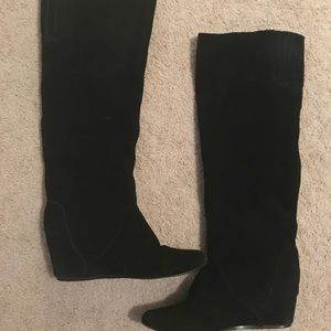 Black Colin Stuart Slouchy Boots.